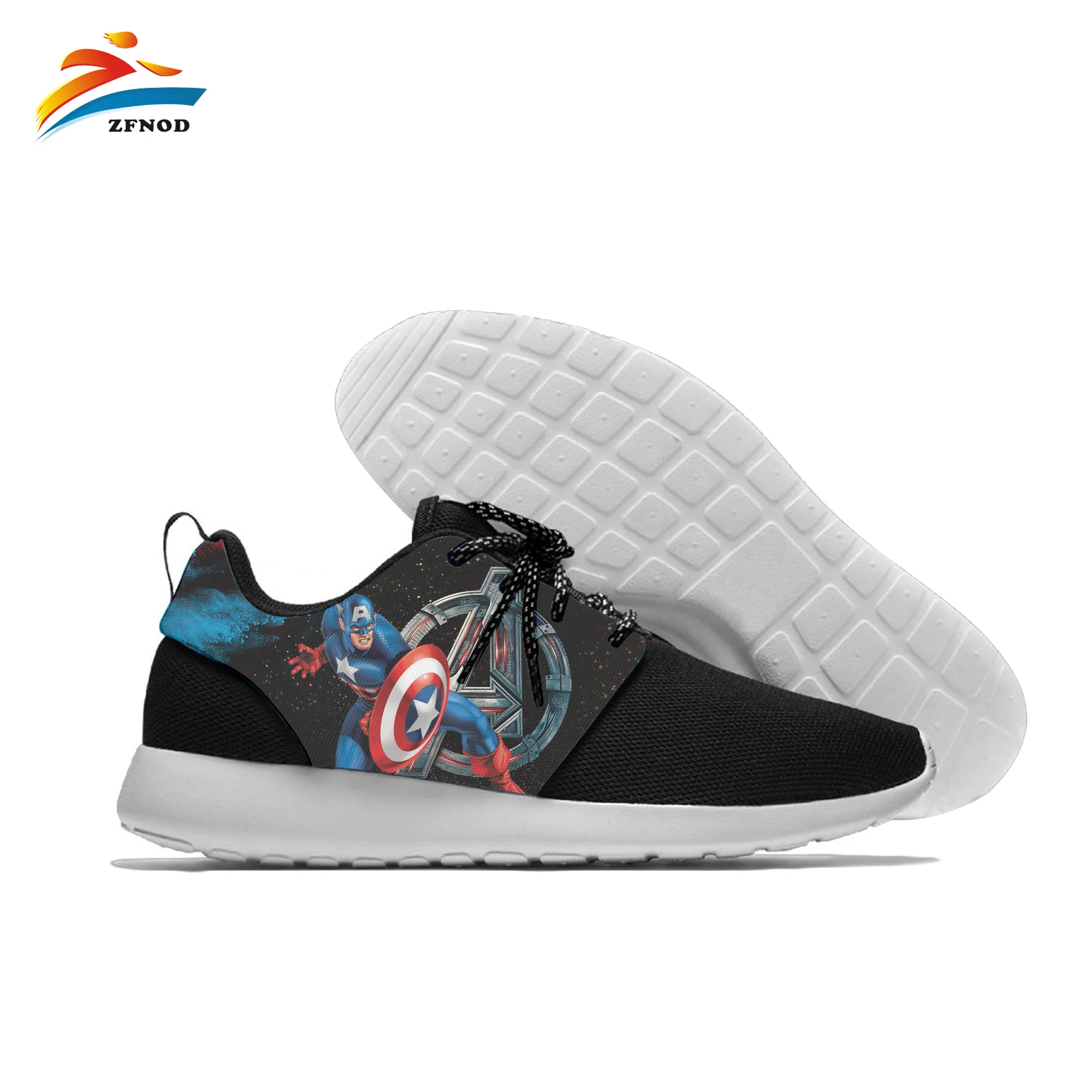 

Men's Casual Shoes Marvel's The Avengers Shoes Hip Hop Rock Hipster Avengers Endgam Marvel Shoes Outdoor Leisure Mens Shoes