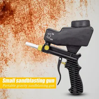 

70-150psi Portable Gravity Sandblasting Gun Pneumatic Sandblasting Set Rust Blasting Device Small Sand Blasting Machine