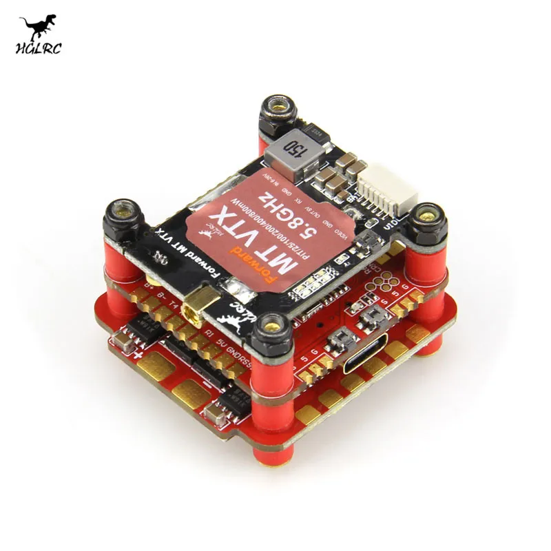 Контроллер полета HGLRC Zeus 3 6S F722 F7 55A Blheli_32 4 в 1 бесщеточный ESC MT 800MW VTX STACK для