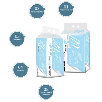 

Replacement Roll Paper Print Interesting Toilet Paper Table Kitchen Paper 6PC papel higienico