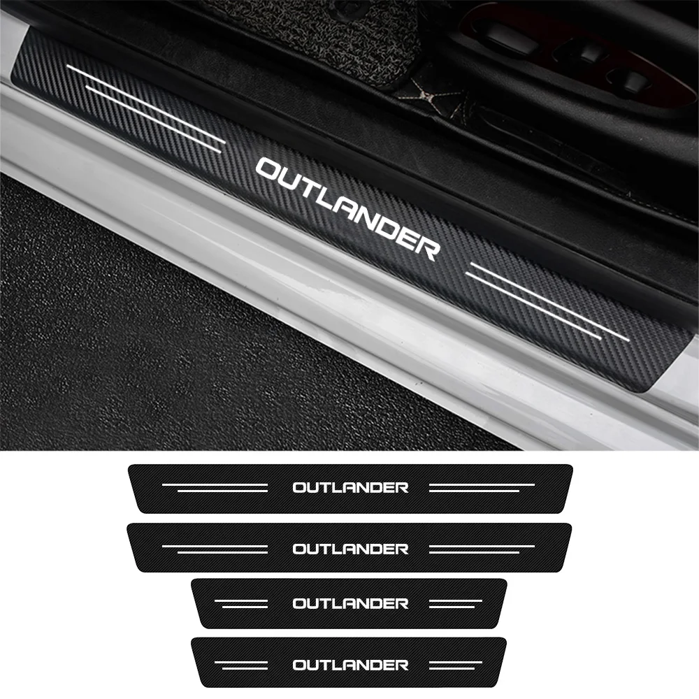 4 шт. аксессуары для тюнинга дверей автомобиля Mitsubishi Outlander 1 2 3 2021 2020 2019 2018 2017 2016 2015 -
