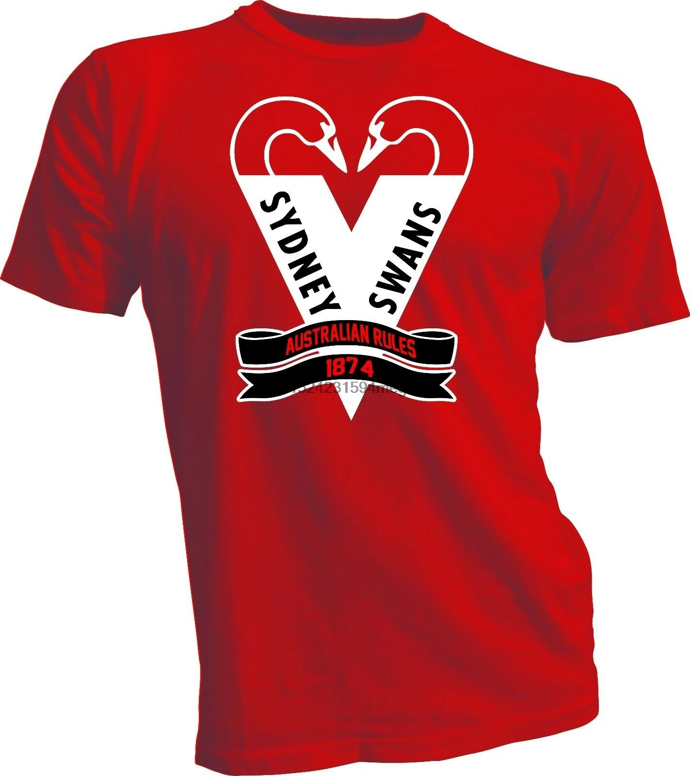 Sydney Swans Mens T tee shirt AFL Australian Football league Team