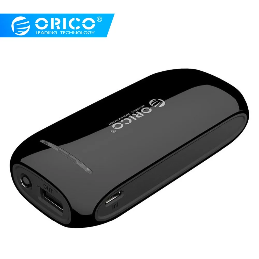 ORICO 4000 мАч 2000 Внешний аккумулятор 18650 USB внешний мобильный резервный смартфон