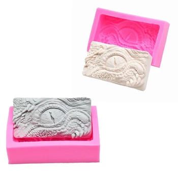 

Cake Mold 3D Dragon Eyes Pattern Fondant Chocolates Mousse Moulds Kitchen DIY Baking Tools Creative Plaster Candle Making Mold