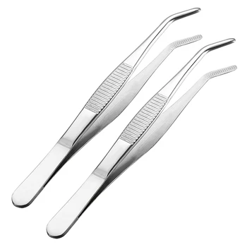 

uxcell 8-Inch Stainless Steel Straight Blunt Plier with Serrated Tip 5.5in Curved Tip