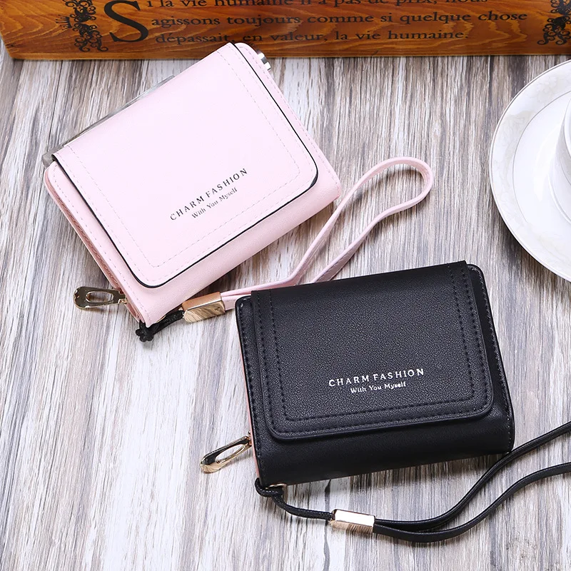 

Trifold Short Pink Wristlet Wallet Bag with Wrist Strap 2019 New Mini Pink Wristlet Wallet Bag with Wrist Strap Small Slim Purse