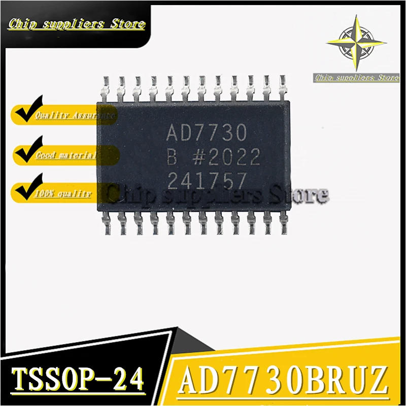 1 шт. // AD7730BRUZ AD7730 TSSOP-24 чип аналого-цифрового преобразователя Nwe тонкие материалы