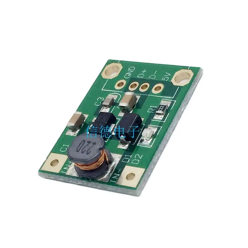 

DC boost (1V-5V) 5V boost board 5V output without USB head mobile power supply