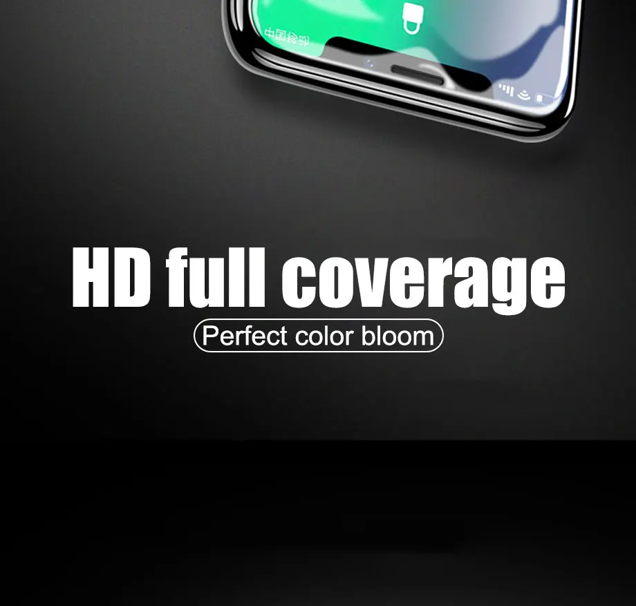 200D полностью покрытое закаленное стекло для iphone 7 8 6 Plus X Xs Max Защита экрана для iphone XR 11 Pro Max Защитная пленка для экрана