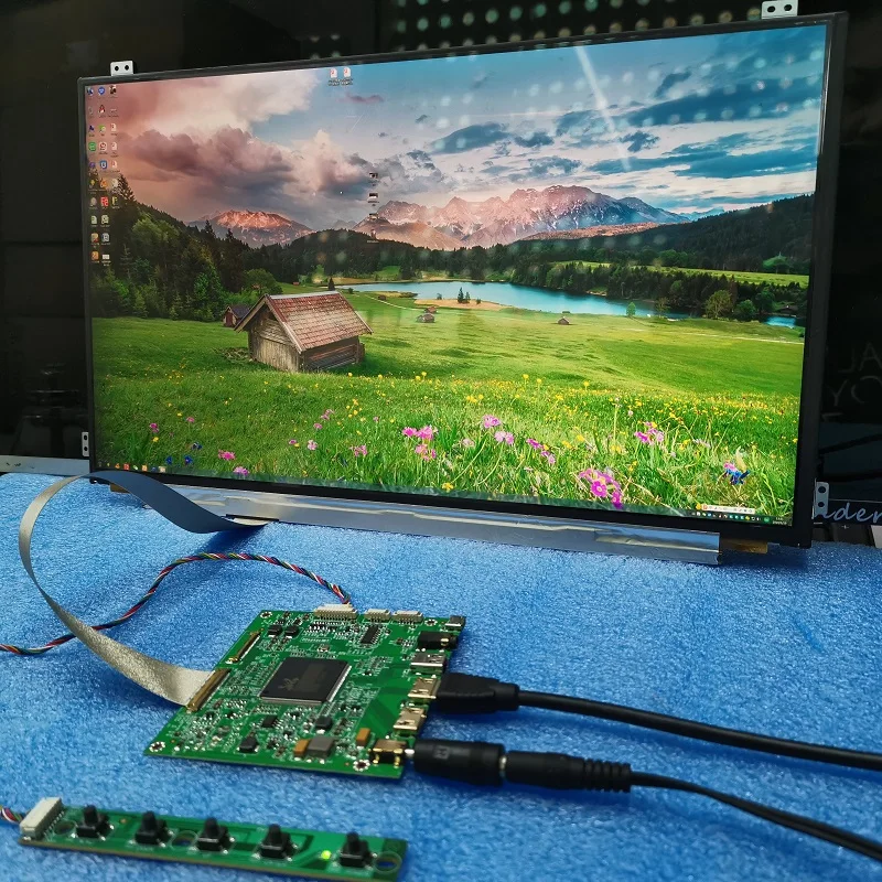 US $147.00 156Inch 4K Display Module 3840X2160 IPS 2HDMI DP Driver Board And 4K LCD Screen Notebook Screen
