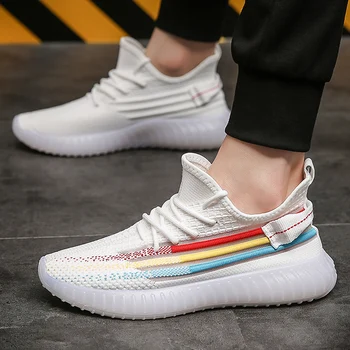 

Male Lace-up Men Sneakers High Quality Man Non Slip Comfortable Casual Shoes Mesh Sneakers Breathable Outdoor Walking Shoes