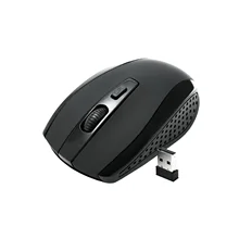 

BLACK WIRELESS CORDLESS 2.4GHz MOUSE USB DONGLE OPTICAL SCROLL FOR PC LAPTOP