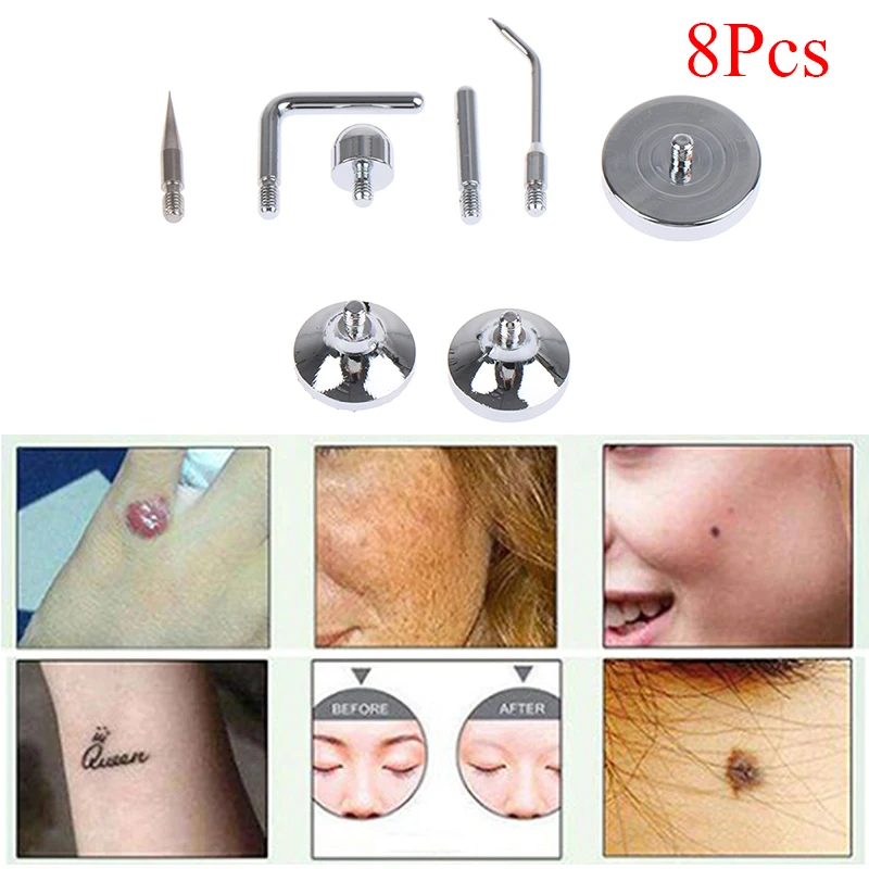 8Pcs/Set Hot Sale Freckle Dark Spot Remover Tool Replace Needles Mole Removal Plasma Pen