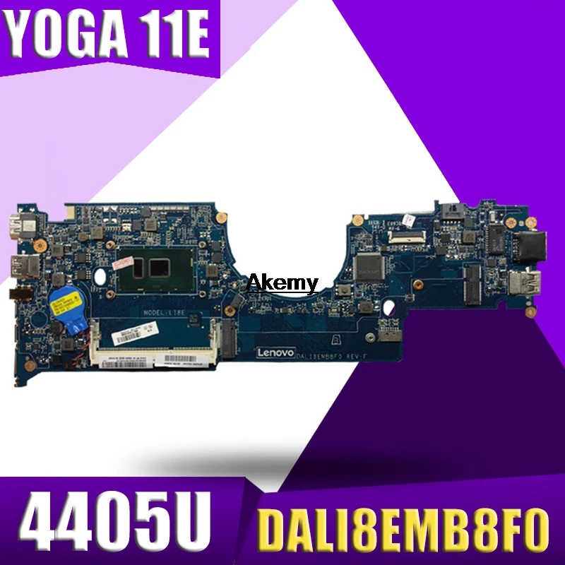 

DALI8EMB8F0 FRU 01AV956 for Lenovo ThinkPad YOGA 11E Laptop Motherboard CPU 4405U DDR3L