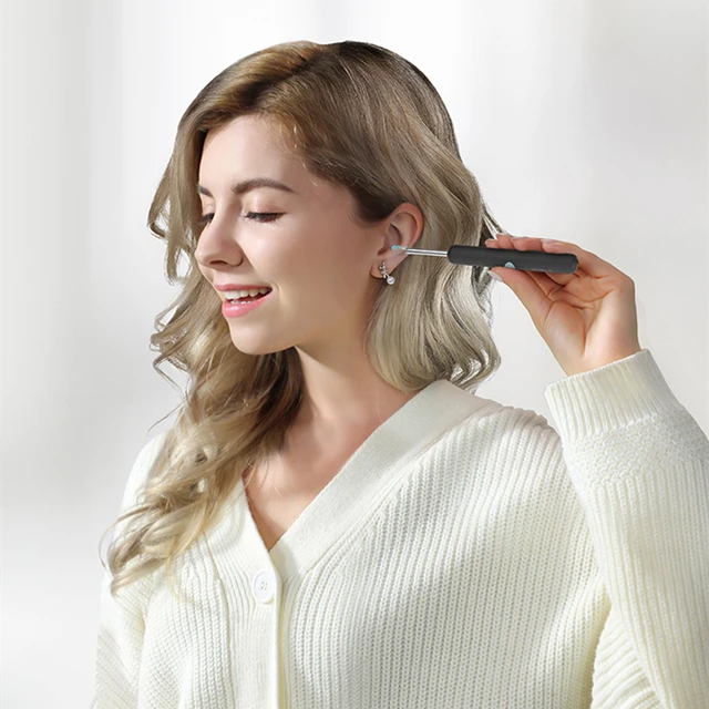 Bebird 스마트 비주얼 이어 스틱 내시경, 고정밀 귀이개 미니 카메라 검이경, 건강 관리 귀 청소기