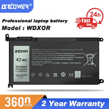 42Wh WDX0R Laptop Battery For Dell Inspiron 13 5368 5378 7368 7378 14 7460 15 5565 5578 7560 7569 7570 7579 17 5767 5770 T2JX4 1