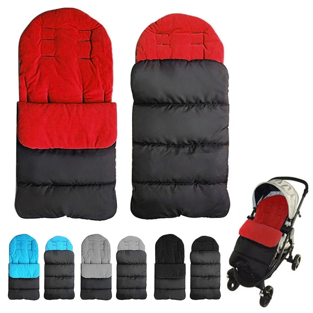 Saco de carro bebé universal, Saco pasa silla paseo invierno polar  impermeable - AliExpress