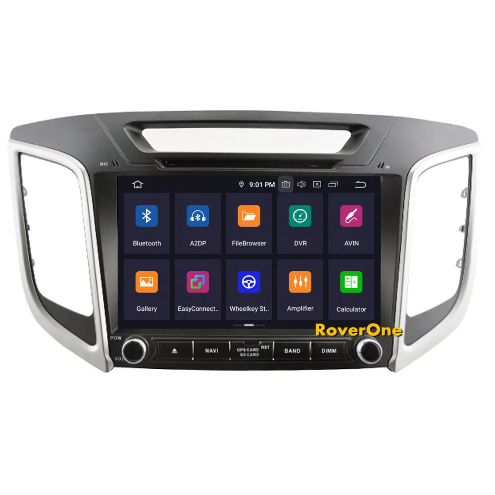 Discount RoverOne Car Radio Stereo For Hyundai IX25 Creta 2014 2015 2016 Android 9.0 Octa Core Autoradio GPS Navigation Multimedia Player 5