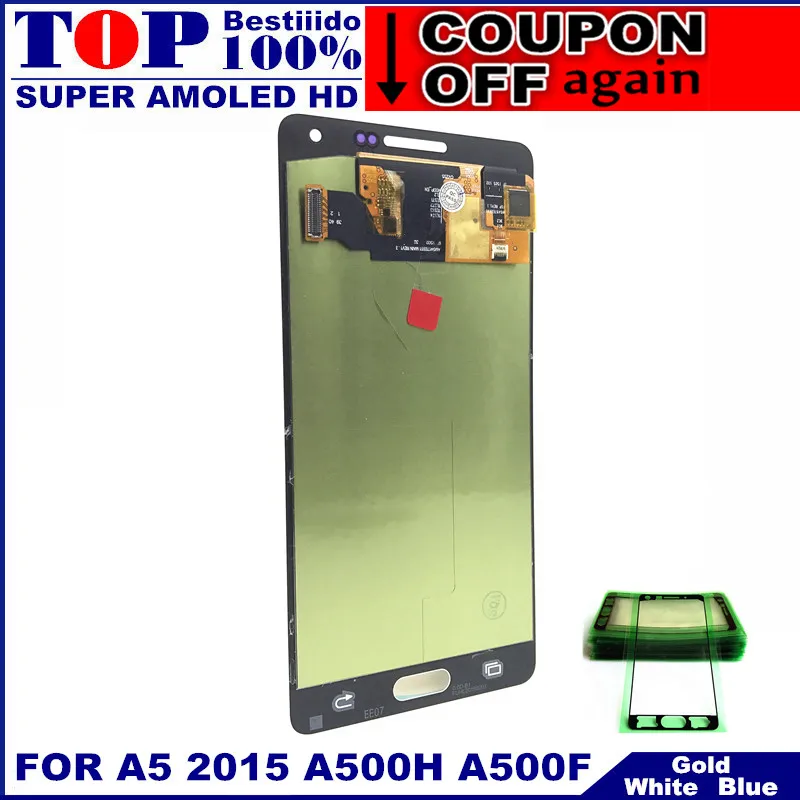 ЖК экран для Samsung Galaxy A5 2015 сменный дисплей телефона A500 A500F A500FU A500H A500M сенсорный|lcd