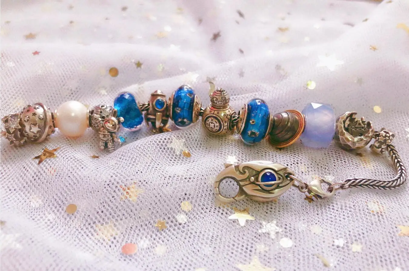 Joybeads Mistletoe 925 Sterling Silver Supernova Lock Clasp Jewelry 5