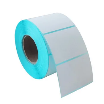 

5*4cm For Office Kitchen Jam Household Thermal Paper White 700pcs Adhesive Sticker On Rolls Label