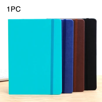

A5 Journals Business Student DIY Notepad Note Book Diary Leather Cover Planner Stationery Gift School Supply Portable Band Strap