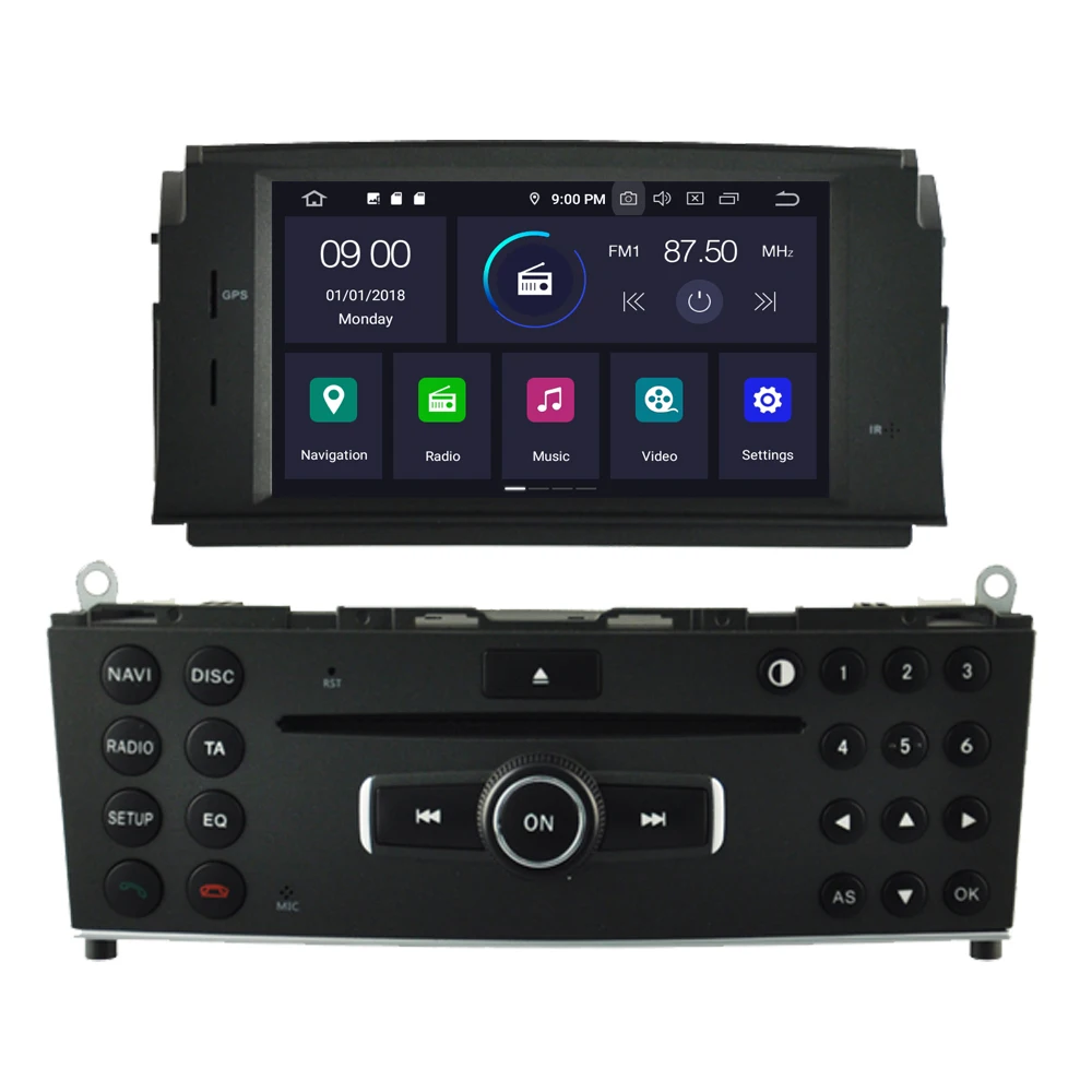 Top RoverOne Car Multimedia Player For Mercedes Benz C Class W204 C180 C200 C220 C230 C240 C250 C280 C300 C350 C320 C63 2007-2011 2