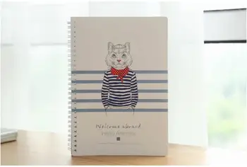 

Animal 5 Season Coil B5 Notepad European Retro Notebook