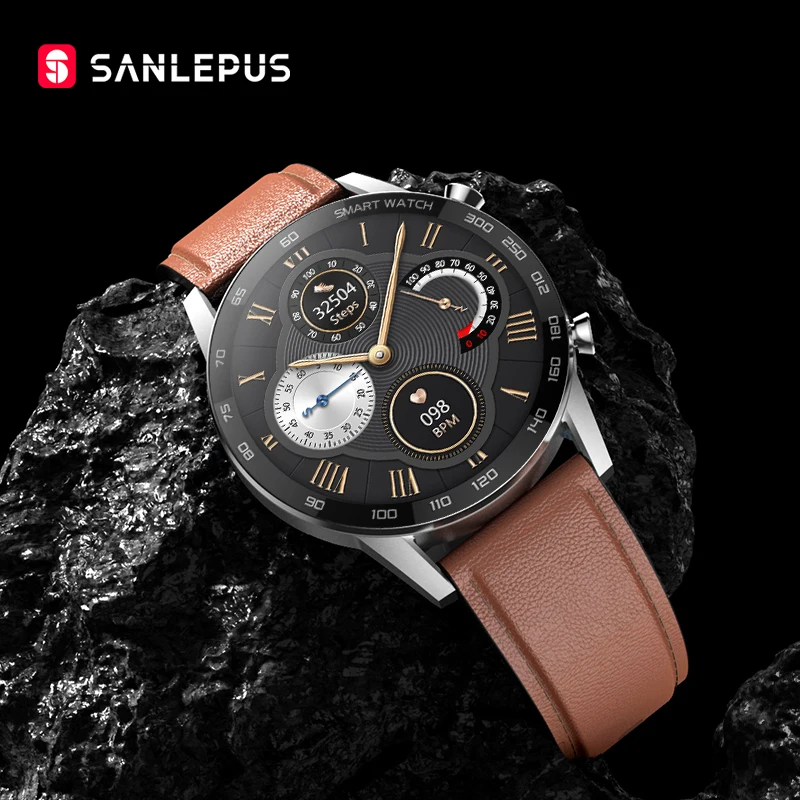 Смарт часы с Bluetooth и звонками для мужчин водонепроницаемые IP68 Android Apple Xiaomi Huawei OPPO