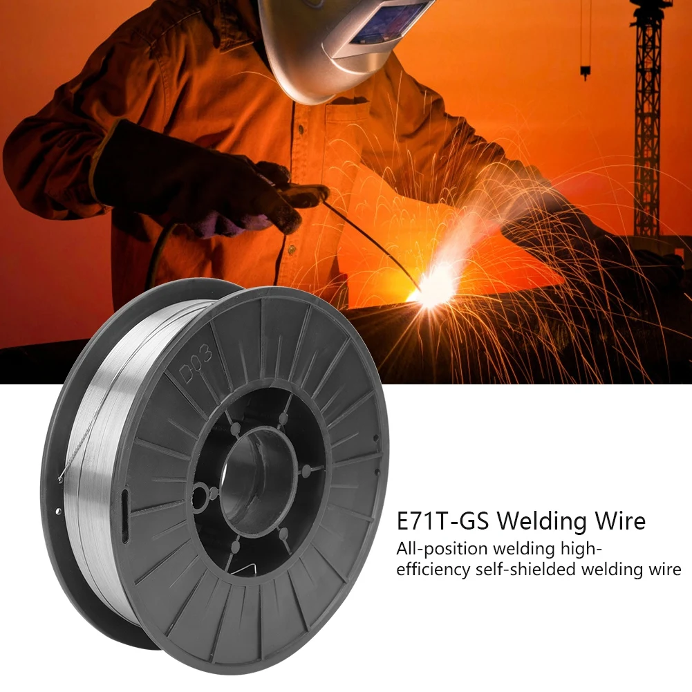 

E71T-GS 0.8MM 4.5KG Welding Wire No Gas Self Shielded High Efficiency Weld Accessories