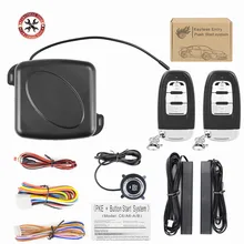 Sistema de entrada sin llave automática de alta calidad, Kit de llavero de botones de arranque y parada de coche, cerradura de puerta Central con Control remoto
