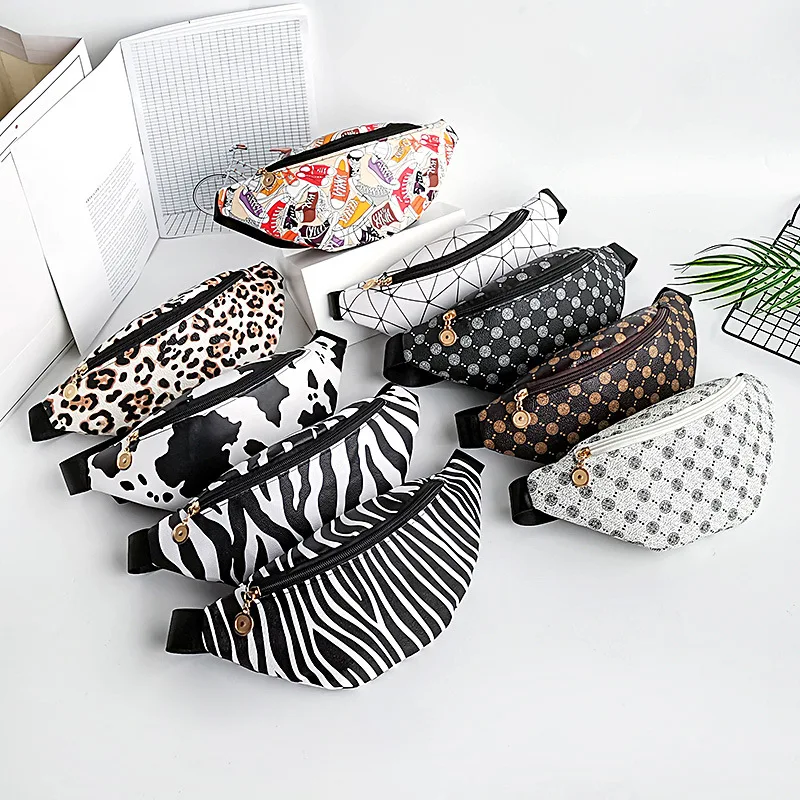 

Print Colorful Waist pack Bag For Men Women Fashion Casual Men's Belt Bag Pouch Travel Female Bags Kid Fanny pack Bags