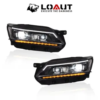 

Car Assembly Head Lamp for NEW PASSAT Headlights 2011-2019 LED Headlight DRL Lens Double Beam Bi-Xenon HID Q5 Whole kit