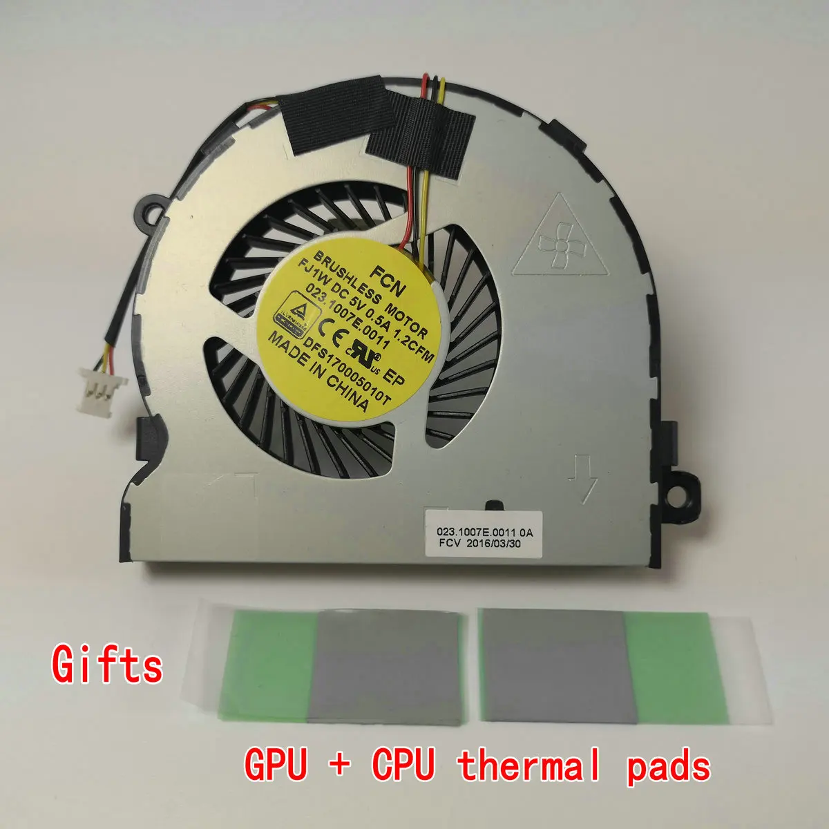 Новый оригинальный охлаждающий вентилятор для ноутбука Dell Inspiron 5441 5442 5443 5445 5447 5448