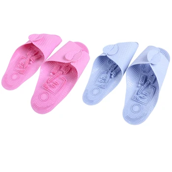 

Massage Slippers Bulging Acupuncture Massage Health Slippers Bath Foot Spas for Family Travel