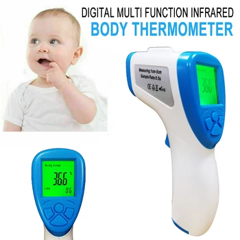 

LC-166 Non-contact LCD Infrared Thermometer Batteries Powered IR Temp Meter Handheld Infrared Thermometer