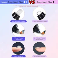 OXXI 30ml Acryl Gel Semi-permanent Poly Nail Gel Manicure Quick Easy Gel for Extension uv led Builder Varnish Acrylic Gellac New 2