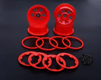 

Nylon Wheel Hubs & Beadlocks Ring Set for 1/5 Hpi Rovan Kingmotor Baja 5t Truck Rc Car Parts
