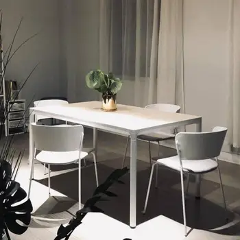 

Nordic Dining Chair Backrest Simple Dining Chair Commercial Coffee Chair Makeup Chair Ins Chair Net Red Chair Designer Chair