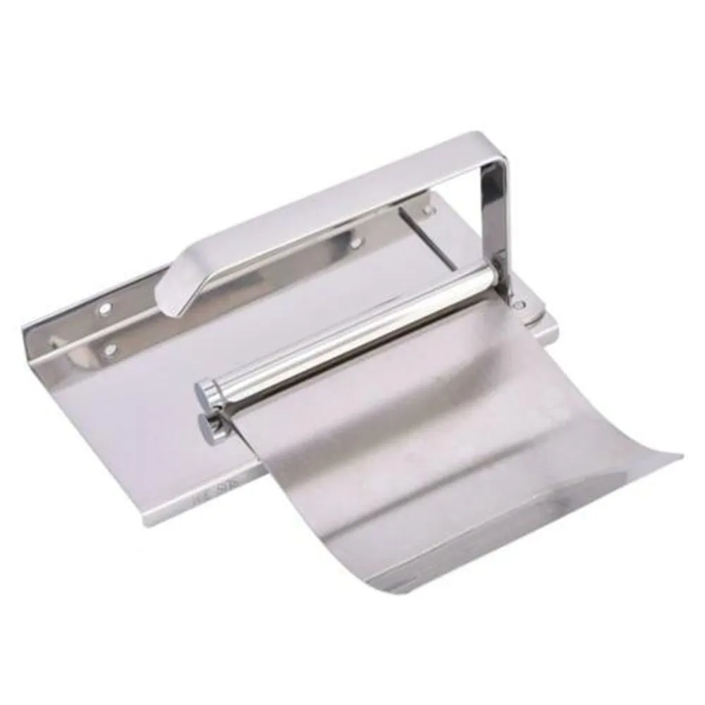 1pcs Roll Paper Holder Wall Mount Toilet Roll Towel Tissue Paper Holder Stand Storage Bathroom Shelf