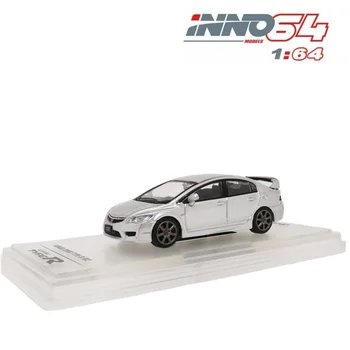 

INNO64 1:64 Honda Civic FD2 2007 Silver Diecast Model Car
