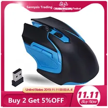 Горячая Распродажа, 3200 dpi, 2,4 ГГц, USB беспроводная мышь, светодиодный, оптическая игровая мышь, 6 кнопок, игровая, профессиональная, геймерская, компьютерные мыши для macbook, ПК, ноутбука
