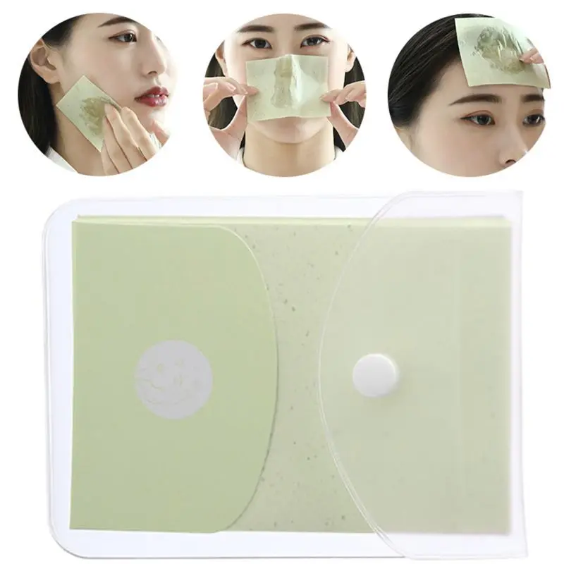

Oil-absorbing Paper Women Men Facial Oil Control Adsorbent Summer Pores Refreshing Cleaner