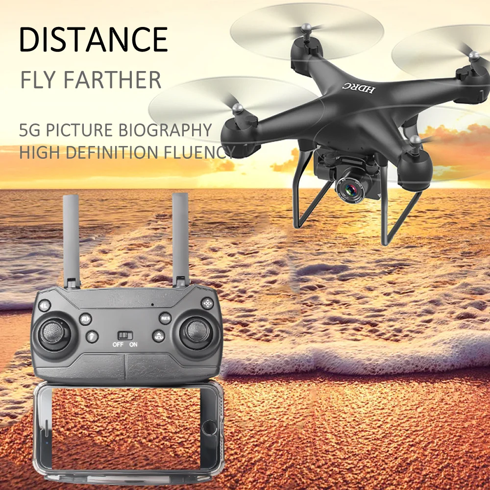RC Drone FPV Quadcopter UAV with ESC Camera 4K HD Profesional Wide-Angle Aerial Photography Long Life Remote Control Helicopter 6