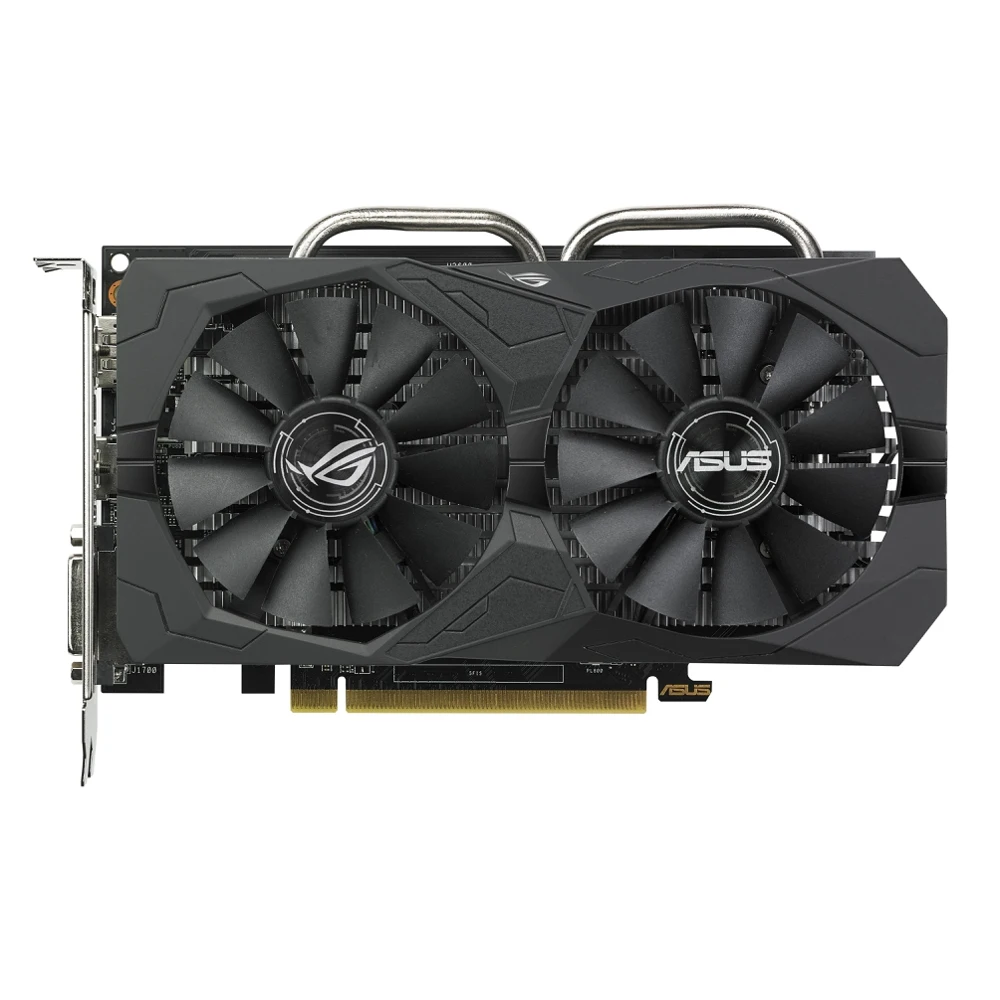 Видеокарта Asus PCI-E ROG-STRIX-RX560-O4G-GAMING AMD RX560 4096Mb 128b GDDR5 1326/7000 DVIx1/HDMIx1/