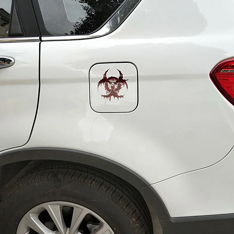 YJZT 11 см * белый кровянистый BIOHAZARD V2 кровяная личность Автомобильная наклейка