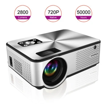 

UNIC 2020 Portable Smart Projector Media Player AV/VGA/HDMI/USB/TF Film Independent Speaker 4.3 Inch 720P Movie home Ome Theat