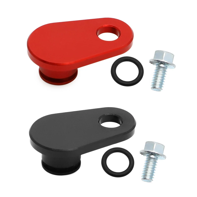 Billet TH350 Kick Down Cable Plug Detent Cable Block Off Plate For