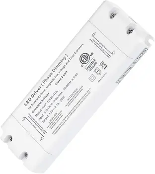 

25W Dimmable Driver LED Power Supply - ETL 12V DC Dimming LED Drivers Transformer Compatible with Lutron, Leviton