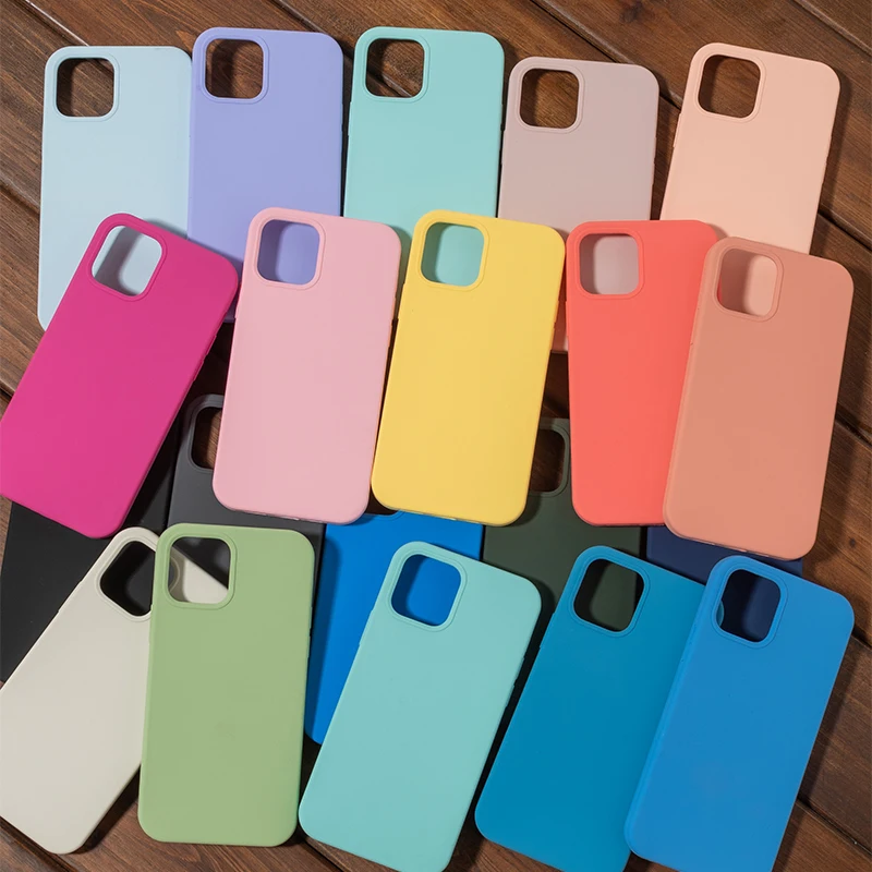 Роскошный оригинальный официальный силиконовый чехол для iPhone SE 2020 12 Mini X XR XS Apple 11
